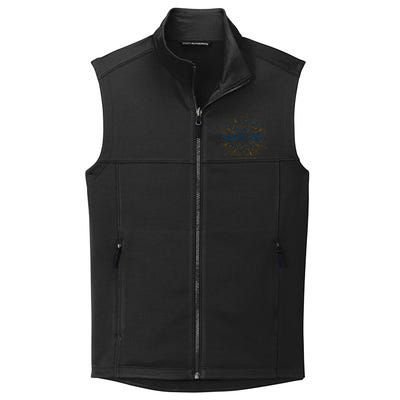 Retro Vintage Santa Cruz Gift Collective Smooth Fleece Vest