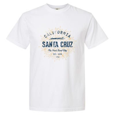 Retro Vintage Santa Cruz Gift Garment-Dyed Heavyweight T-Shirt