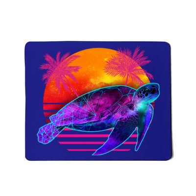 Retro Vintage Skip The Straw Save A Turtle Funny Sea Turtle Gift Mousepad