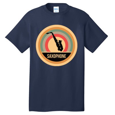 Retro Vintage Saxophone For Saxophonists Tall T-Shirt