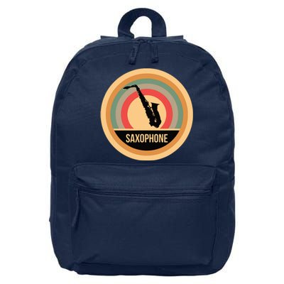 Retro Vintage Saxophone For Saxophonists 16 in Basic Backpack