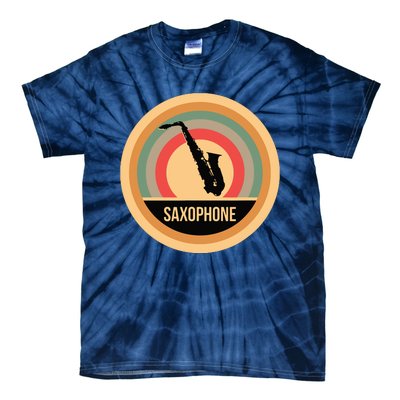 Retro Vintage Saxophone For Saxophonists Tie-Dye T-Shirt