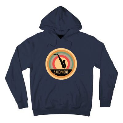 Retro Vintage Saxophone For Saxophonists Tall Hoodie