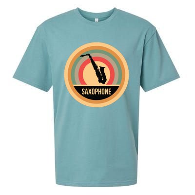 Retro Vintage Saxophone For Saxophonists Sueded Cloud Jersey T-Shirt