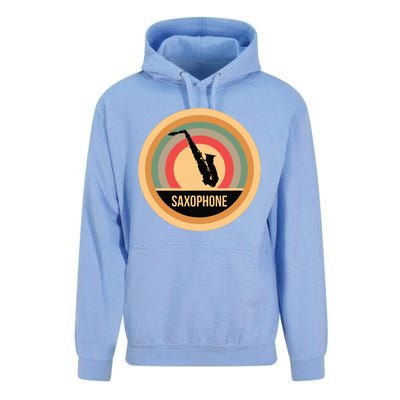 Retro Vintage Saxophone For Saxophonists Unisex Surf Hoodie