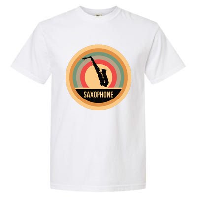 Retro Vintage Saxophone For Saxophonists Garment-Dyed Heavyweight T-Shirt