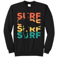 Retro Vintage Surfing Gift For Surfers Sweatshirt