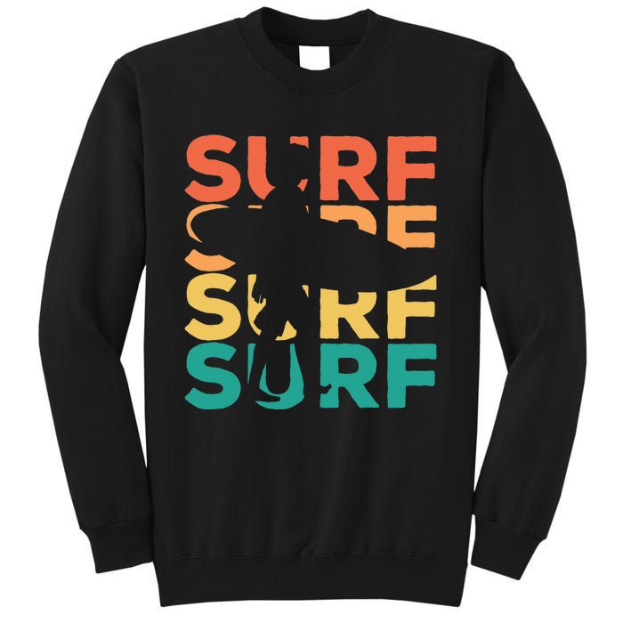 Retro Vintage Surfing Gift For Surfers Sweatshirt