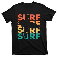 Retro Vintage Surfing Gift For Surfers T-Shirt