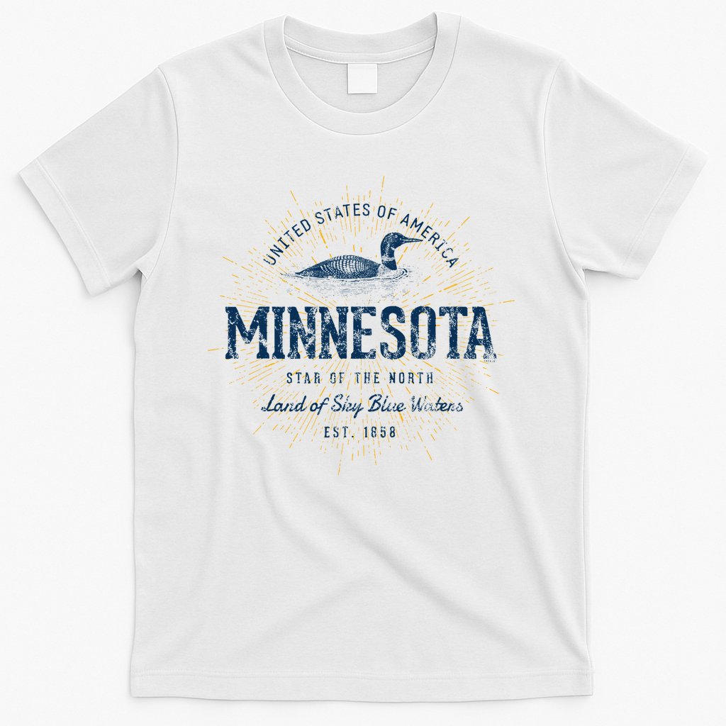Retro Vintage State Of Minnesota T-Shirt