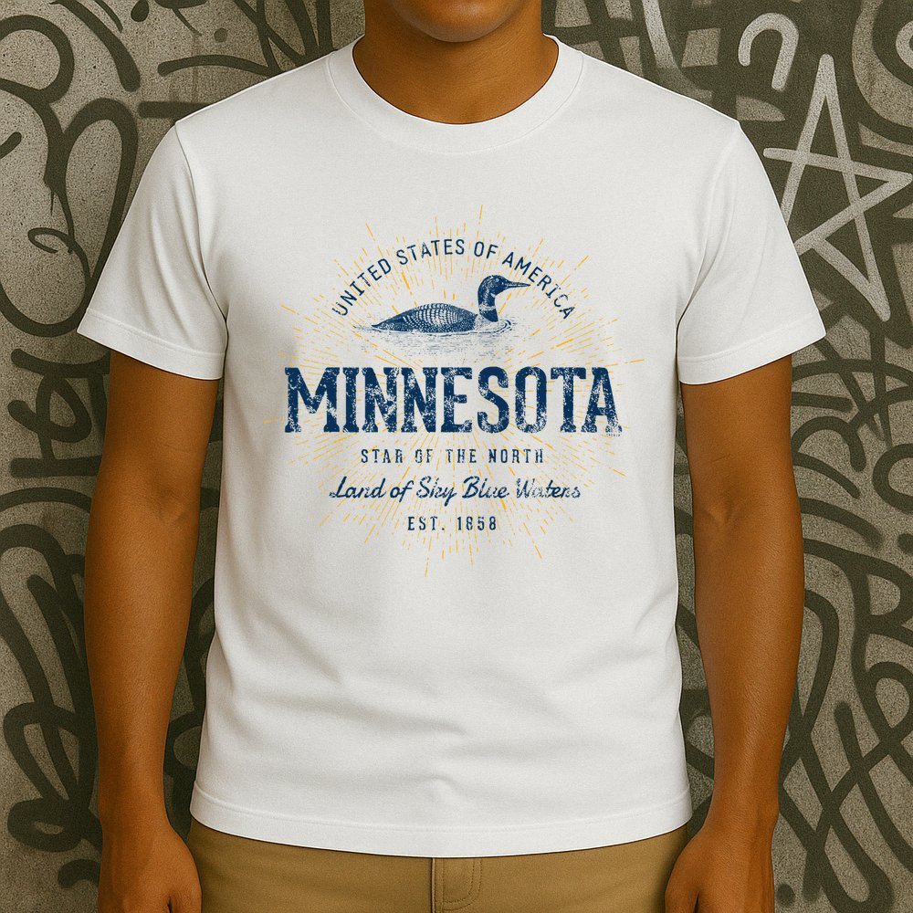 Retro Vintage State Of Minnesota T-Shirt