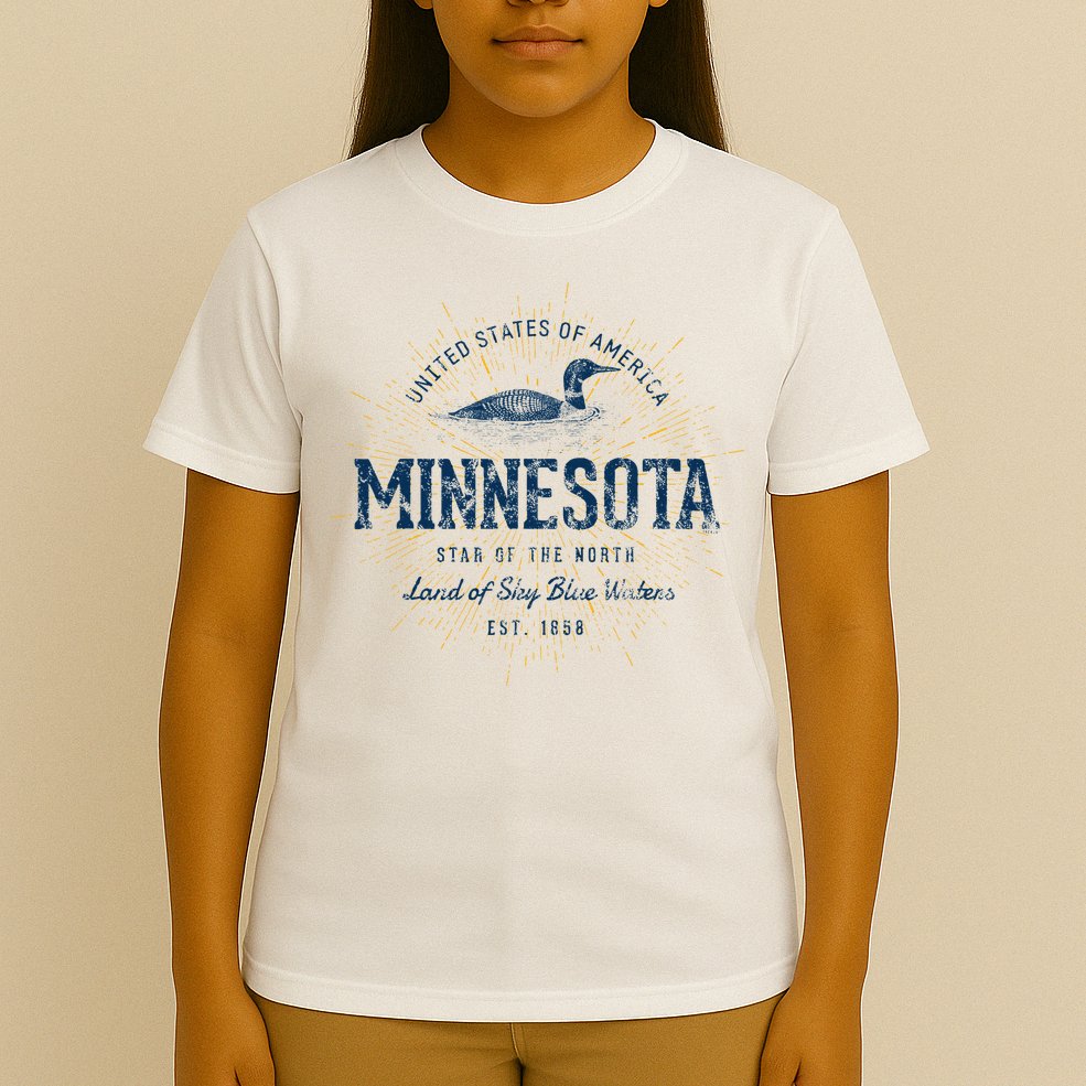 Retro Vintage State Of Minnesota T-Shirt
