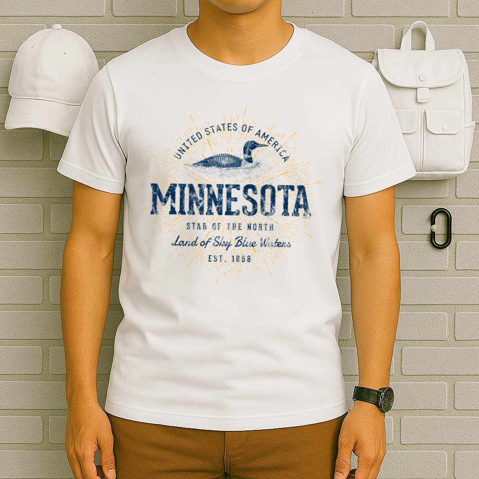 Retro Vintage State Of Minnesota T-Shirt