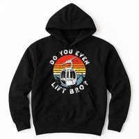 Retro Vintage Ski Do You Even Lift Bro Hoodie