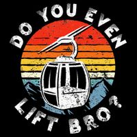 Retro Vintage Ski Do You Even Lift Bro Bucket Hat