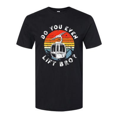 Retro Vintage Ski Do You Even Lift Bro Softstyle CVC T-Shirt