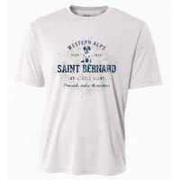 Retro Vintage Saint Bernard Cooling Performance Crew T-Shirt