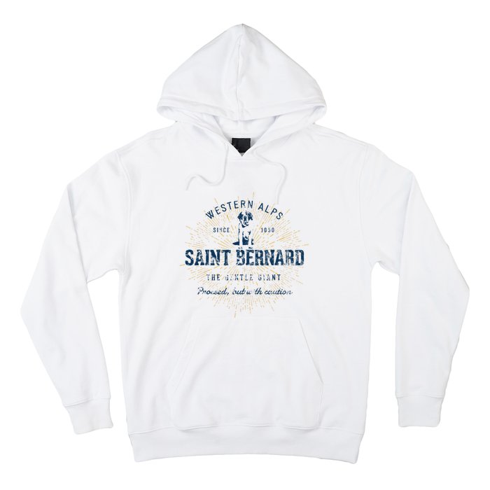 Retro Vintage Saint Bernard Hoodie