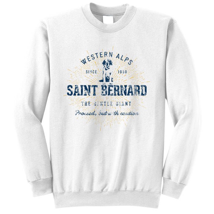 Retro Vintage Saint Bernard Sweatshirt