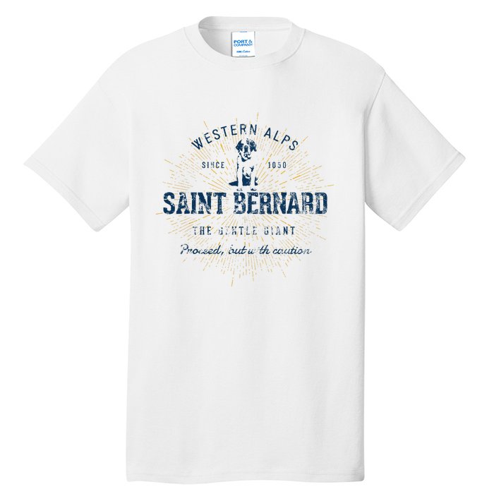 Retro Vintage Saint Bernard Tall T-Shirt