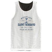 Retro Vintage Saint Bernard Mesh Reversible Basketball Jersey Tank