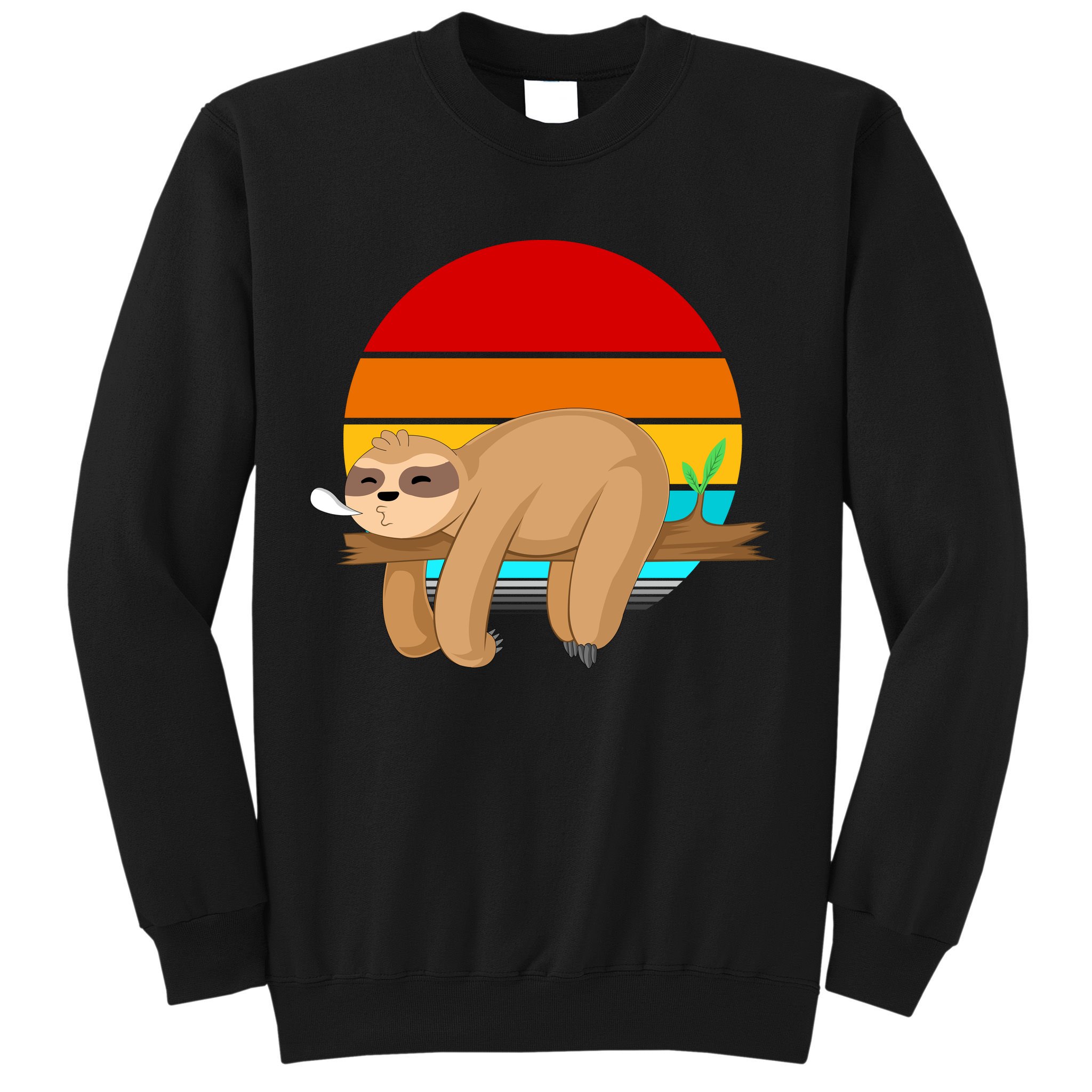 Retro Vintage Sloth Sweatshirt