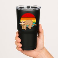 Retro Vintage Sloth Tumbler