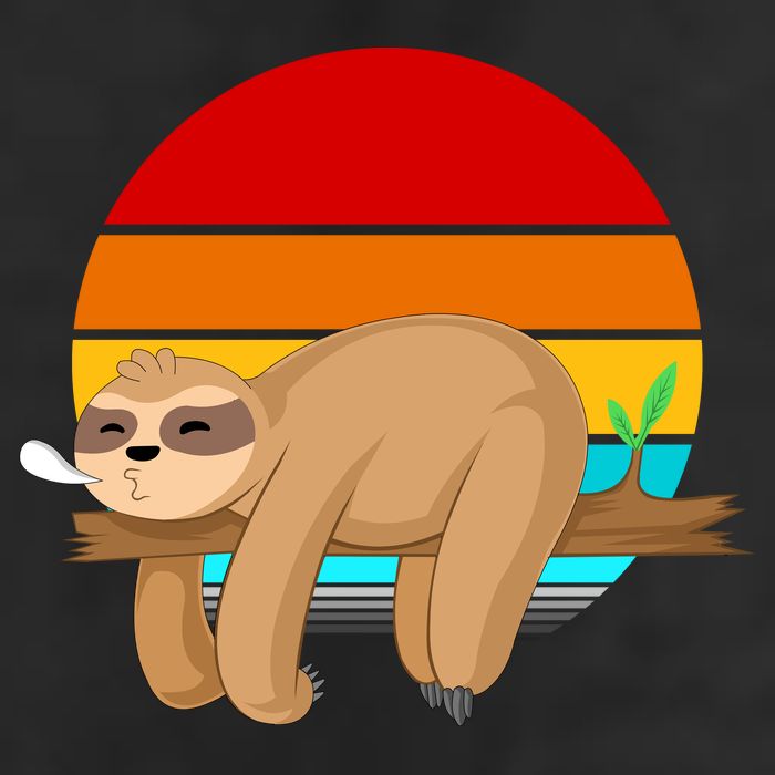 Retro Vintage Sloth Tumbler