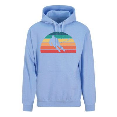 Retro Vintage Style Hockey Players Gift Unisex Surf Hoodie