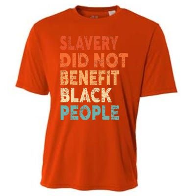 Retro Vintage Slavery Did Not Benefit Black People Cooling Performance Crew T-Shirt