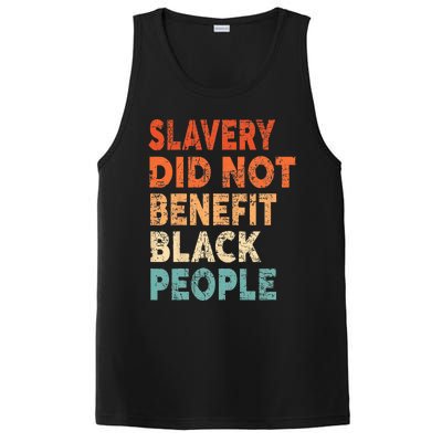 Retro Vintage Slavery Did Not Benefit Black People PosiCharge Competitor Tank