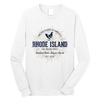 Retro Vintage State Of Rhode Island Long Sleeve Shirt