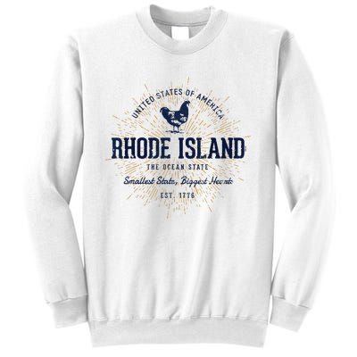 Retro Vintage State Of Rhode Island Sweatshirt