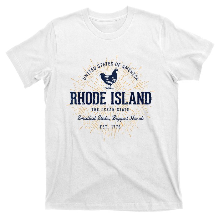 Retro Vintage State Of Rhode Island T-Shirt