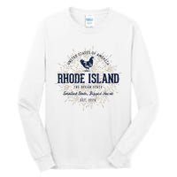 Retro Vintage State Of Rhode Island Tall Long Sleeve T-Shirt