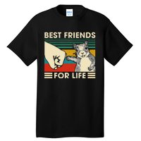 Retro Vintage Squirrel Best Friend For Life Fist Bump Tall T-Shirt