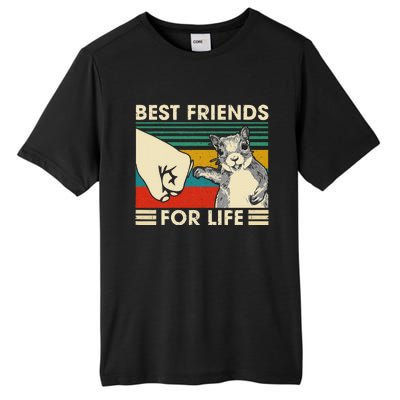 Retro Vintage Squirrel Best Friend For Life Fist Bump Tall Fusion ChromaSoft Performance T-Shirt