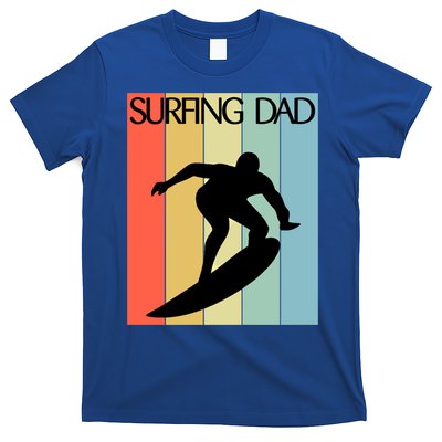 Retro Vintage Surfing Dad Coach Fathers Day Surfing Cool Gift T-Shirt