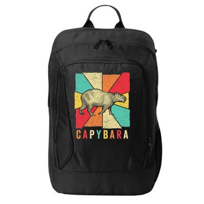 Retro Vintage Style Capybara Design Capybara City Backpack