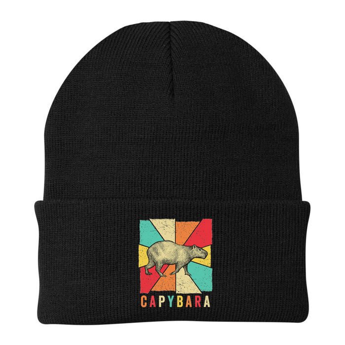 Retro Vintage Style Capybara Design Capybara Beanie