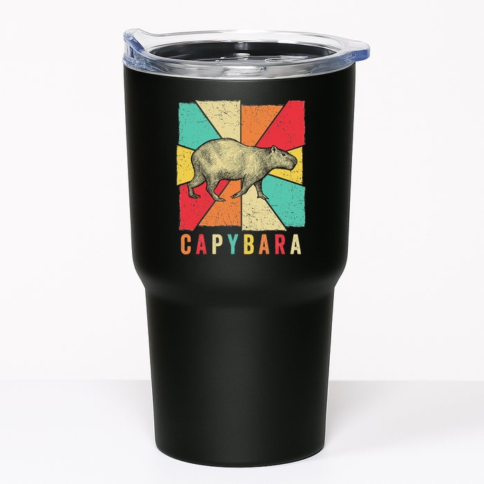 Retro Vintage Style Capybara Design Capybara Tumbler
