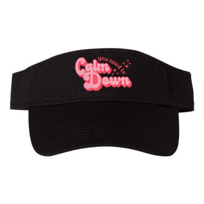 Retro Vintage Style Calm Down Valucap Bio-Washed Visor