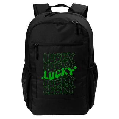 Retro Vintage St Patricks Day Lucky Backpack