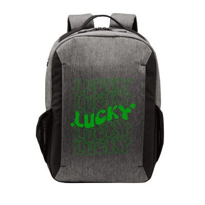Retro Vintage St Patricks Day Lucky Vector Backpack
