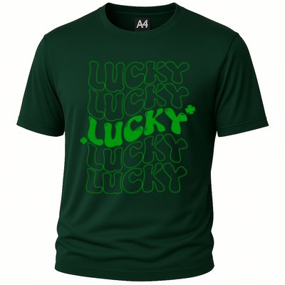 Retro Vintage St Patricks Day Lucky Performance Shirt