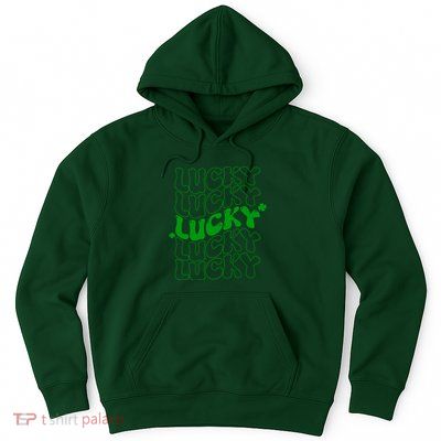 Retro Vintage St Patricks Day Lucky Hoodie