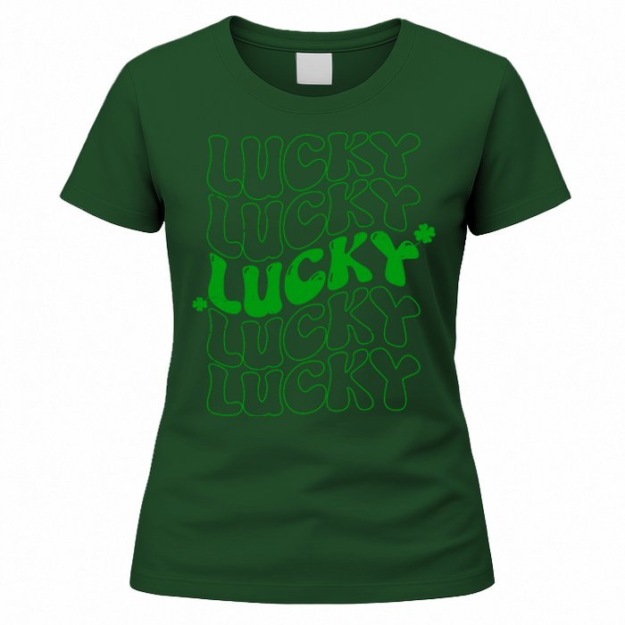 Retro Vintage St Patricks Day Lucky Women's T-Shirt