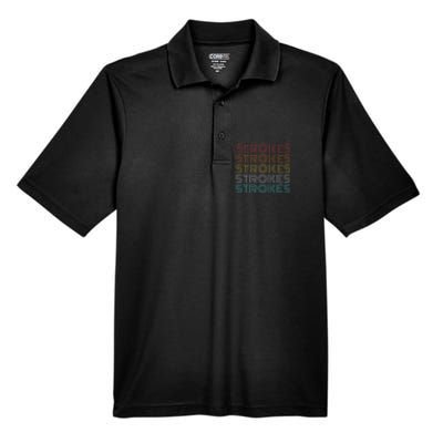 Retro Vintage Strokes Men's Origin Performance Pique Polo