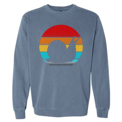 Retro Vintage Snail Garment-Dyed Sweatshirt