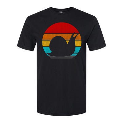 Retro Vintage Snail Softstyle CVC T-Shirt